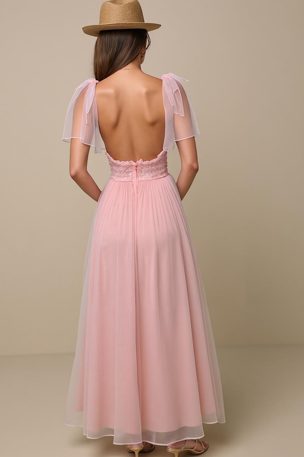  Modecrush Glamorous Pink Sequin Maxi Dress for Formal Occasions