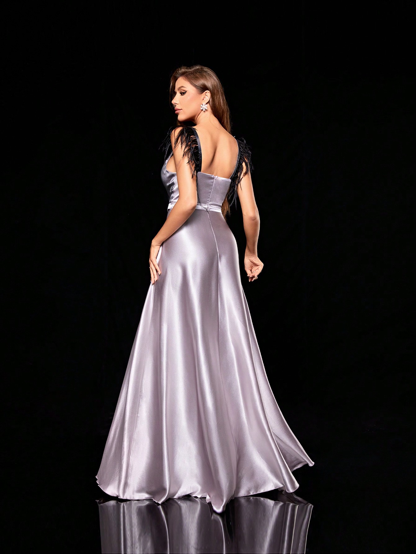 Leely Elegant V Neck Sleeveless A-line Party Dress