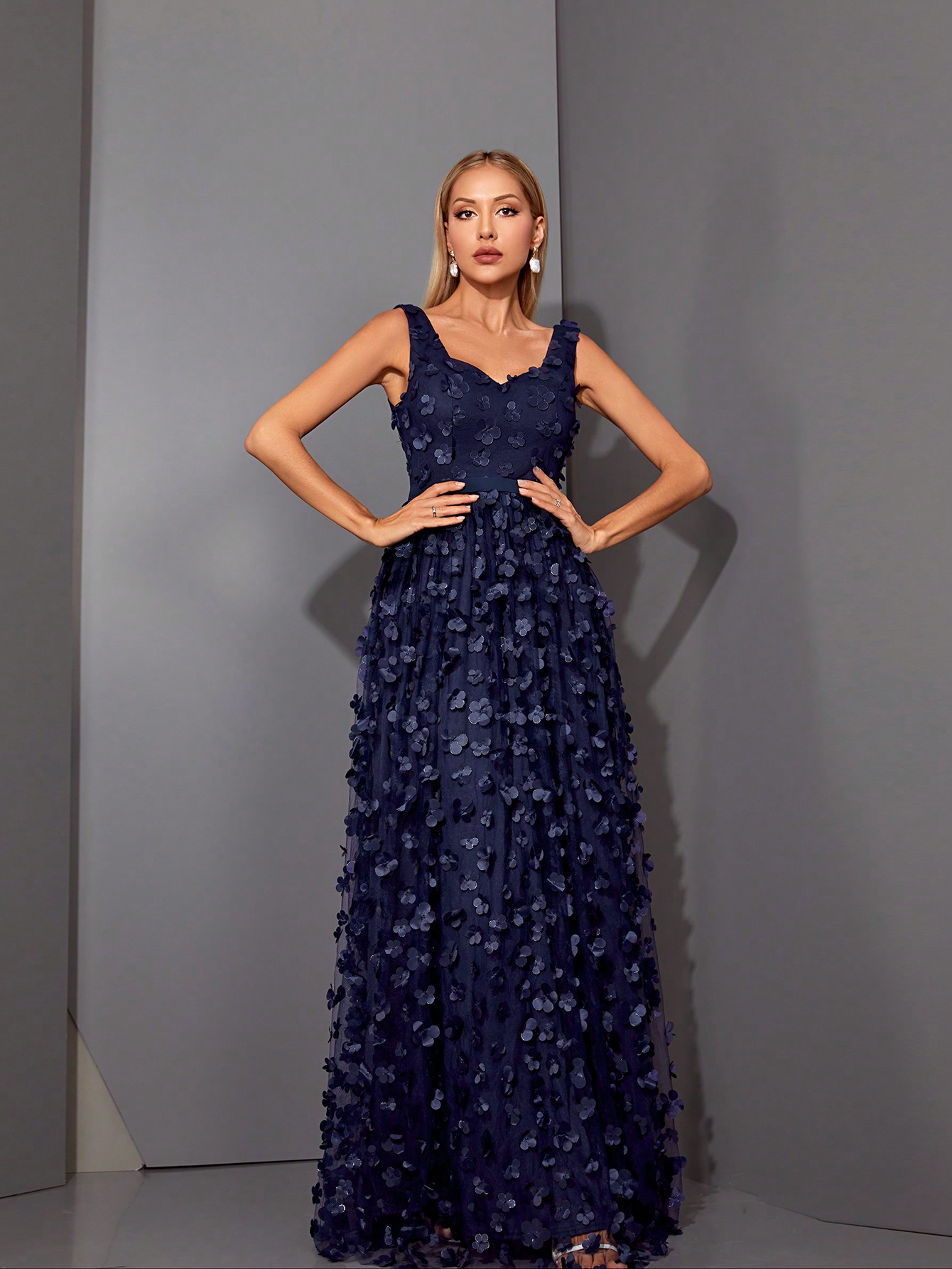 Leely Elegant Sweetheart Sleeveless Tulle Party Dress