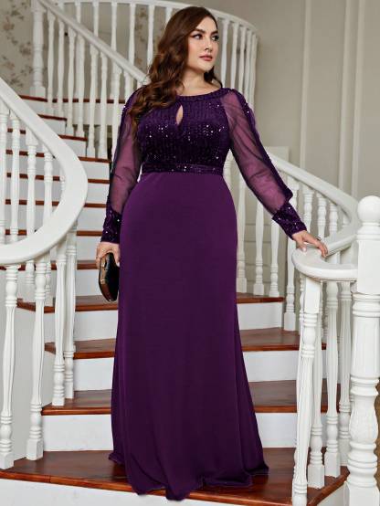 Leely Women's Elegant Sweetheart Cloak Sleeve Lace A-Line Dress