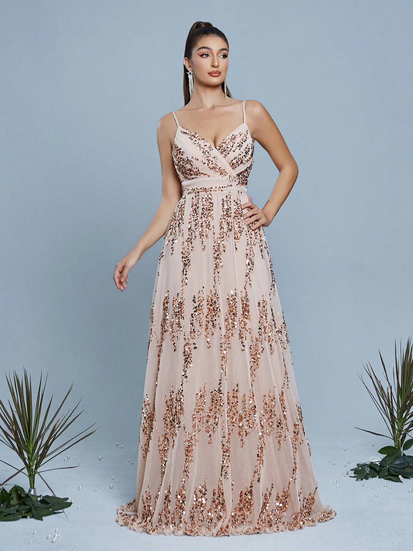 Leely Women's Elegant Sweetheart Cloak Sleeve Lace A-Line Dress
