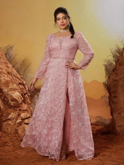 Leely Women's Elegant Sweetheart Cloak Sleeve Lace A-Line Dress