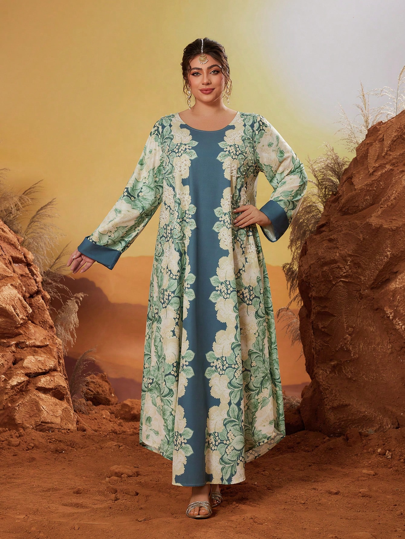 Leely Women's Elegant Sweetheart Cloak Sleeve Lace A-Line Dress