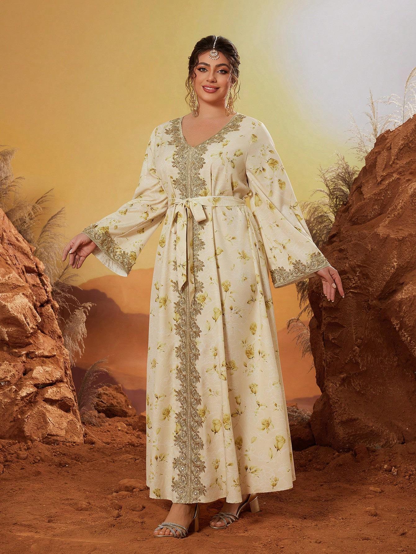 Leely Women's Elegant Sweetheart Cloak Sleeve Lace A-Line Dress