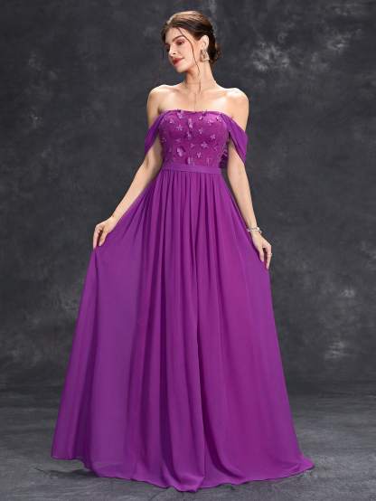 Leely Elegant Spaghetti Straps Sleeveless Evening Gown
