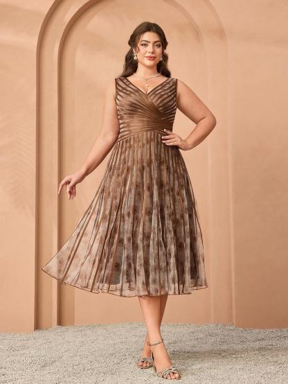 Leely Women's Elegant Sweetheart Cloak Sleeve Lace A-Line Dress