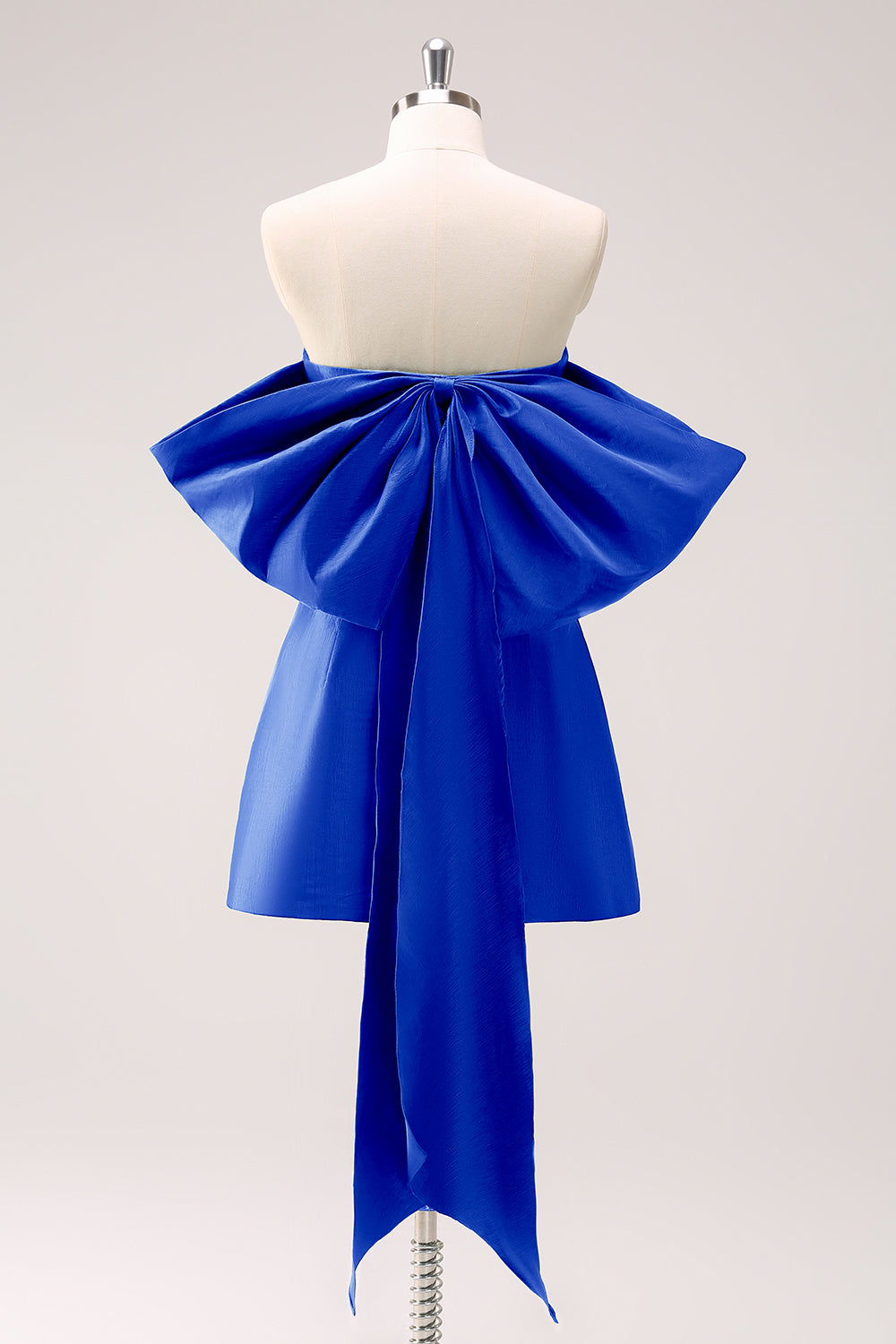 A-Line Dark Green Strapless Short Homecoming Dress with Bow