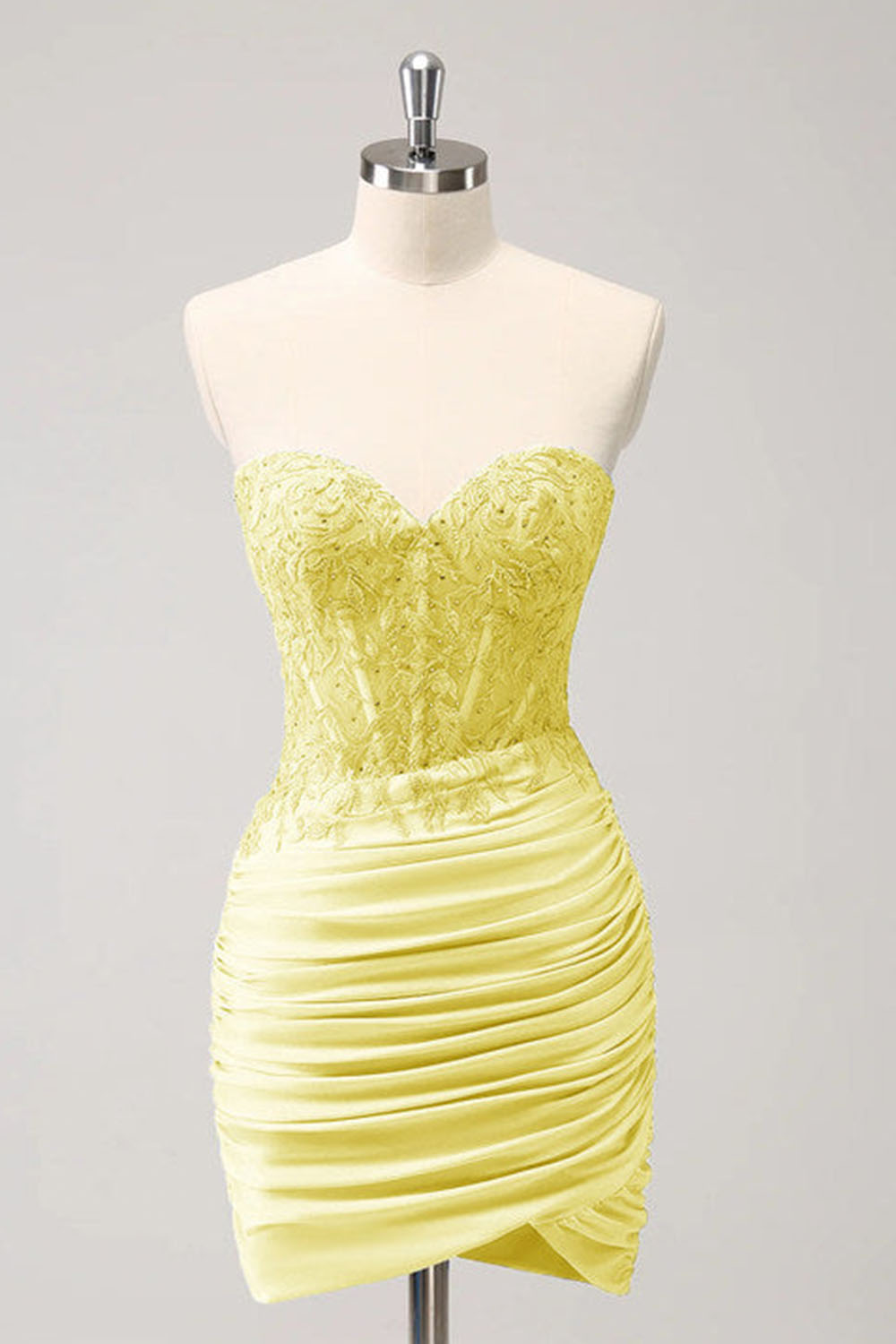 Fuchsia Sweetheart Corset Tight Homecoming Dress with Beading