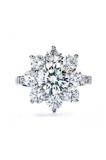 Sparkly Silver 4 Pieces Jewelry Set