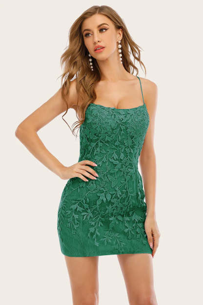 Modecrush Short Tight Homecoming Lace Dresses