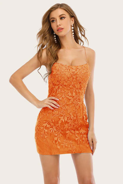 Modecrush Short Tight Homecoming Lace Dresses