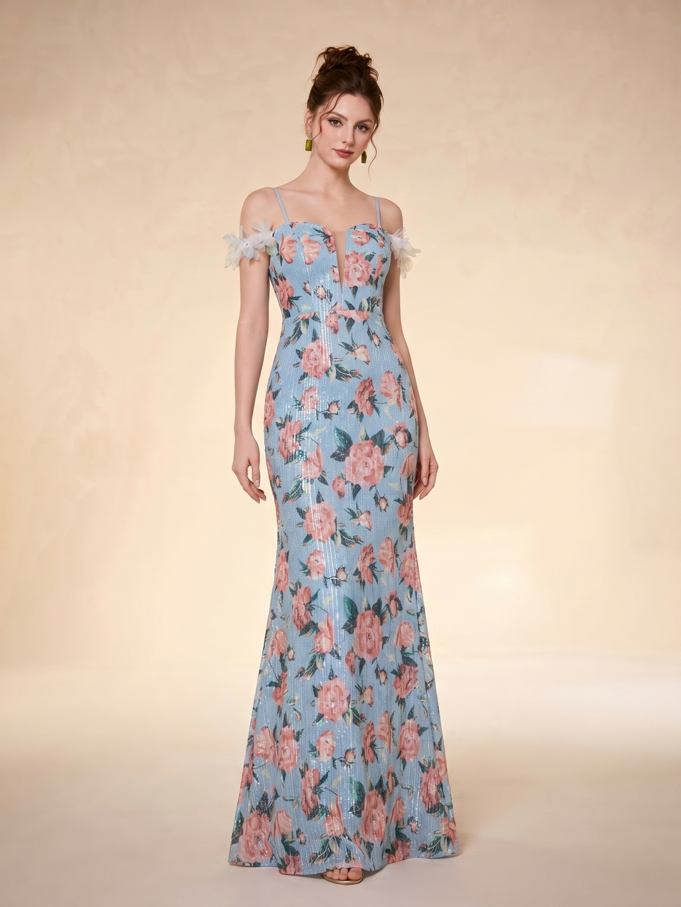 Leely Women's Elegant Off-Shoulder Prom Dress