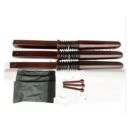 Unique Wing Chun Red Wooden Dummy Spring Arms