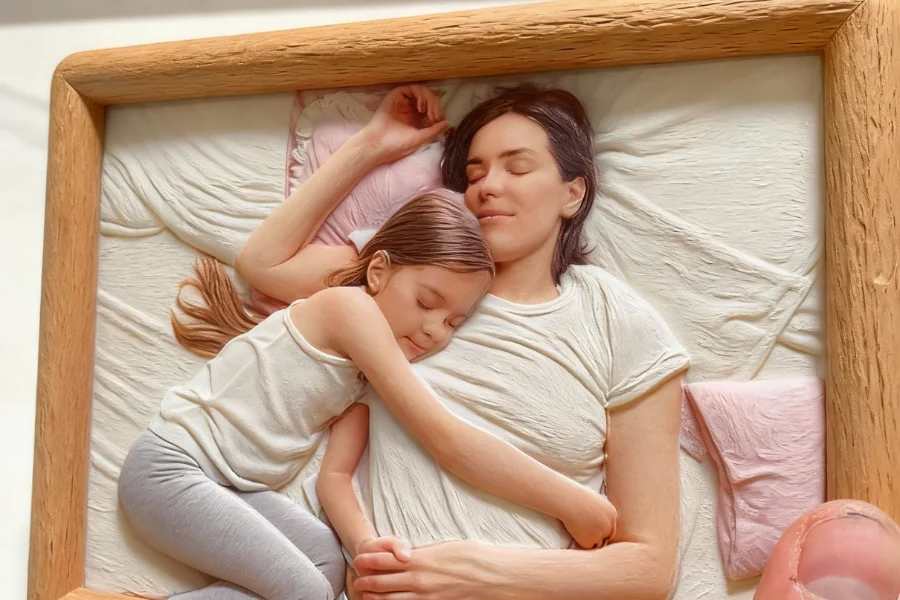 Personalized 3D relief photo gift for single moms