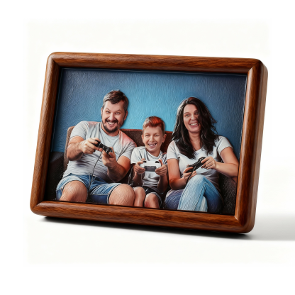 Custom 3D Relief Photo (7x5inch)Ebony