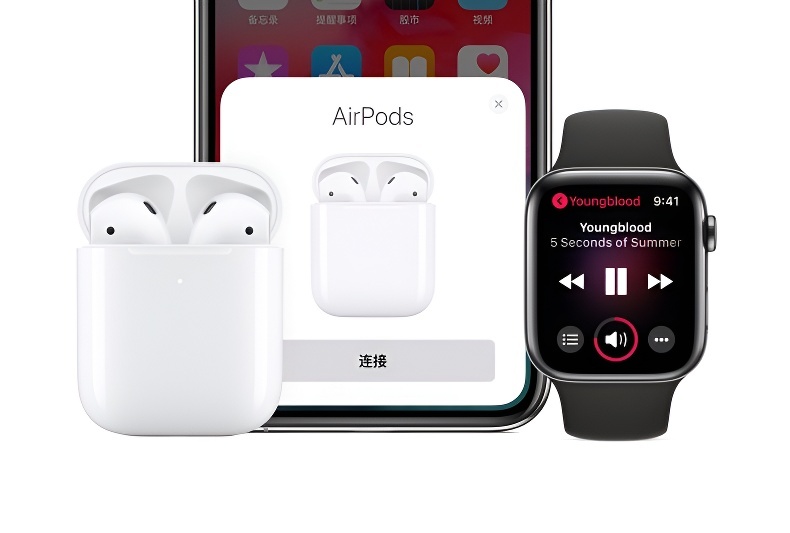 беспроводные Bluetooth 5.3 TWS ANC наушники с HiFi шумоподавлением микрофоном Apple AirPods(2nd generation)