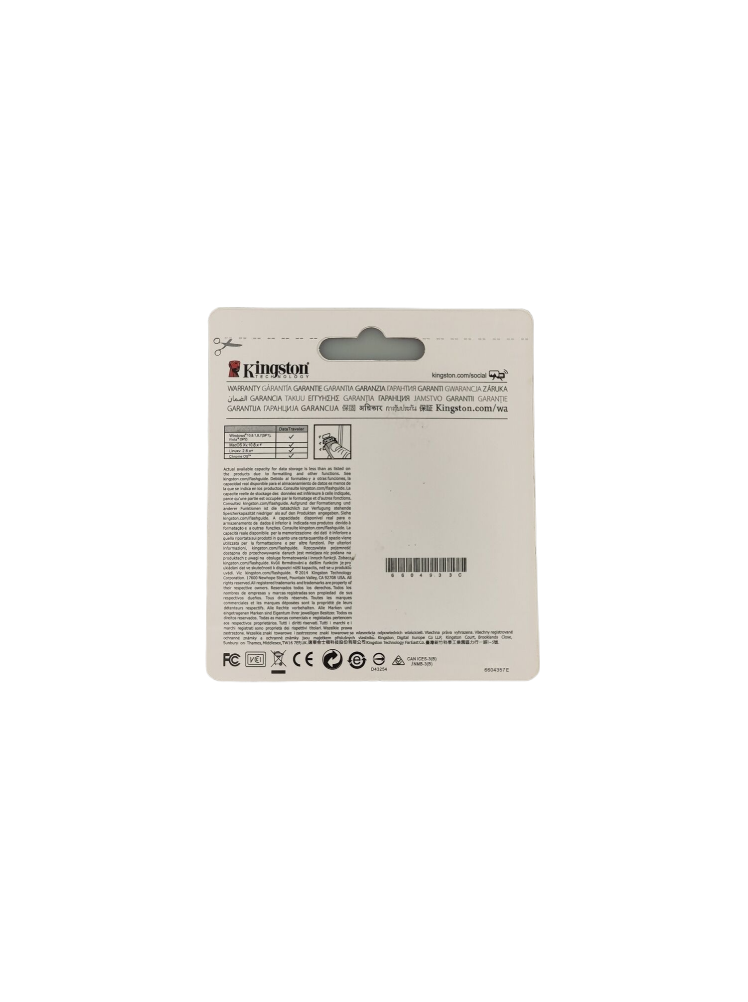 USB-флеш-накопитель Флешка Kingston DataTraveler SE9 USB 3.1/3.0/2.0