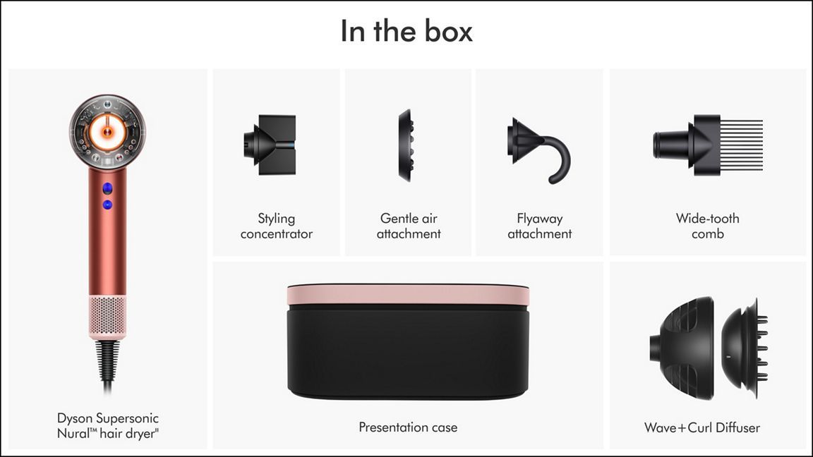 Бытовой фен dyson supersonic nural hair dryer HD16