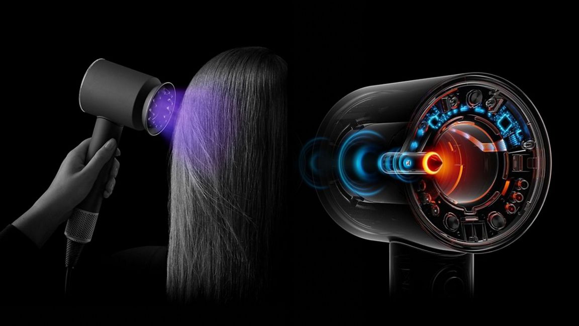 Бытовой фен dyson supersonic nural hair dryer HD16