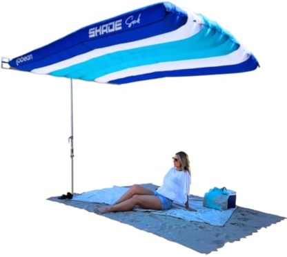  The World’s 1st Wind-Inflating, Beach Shade 