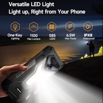 PRO 5G AI Rugged Smartphone with Projector. 