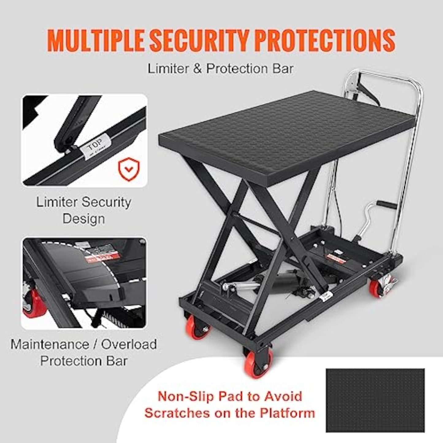 Hydraulic Lift Table Cart