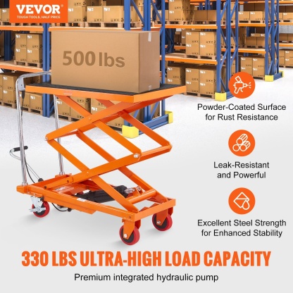 Hydraulic Lift Table Cart