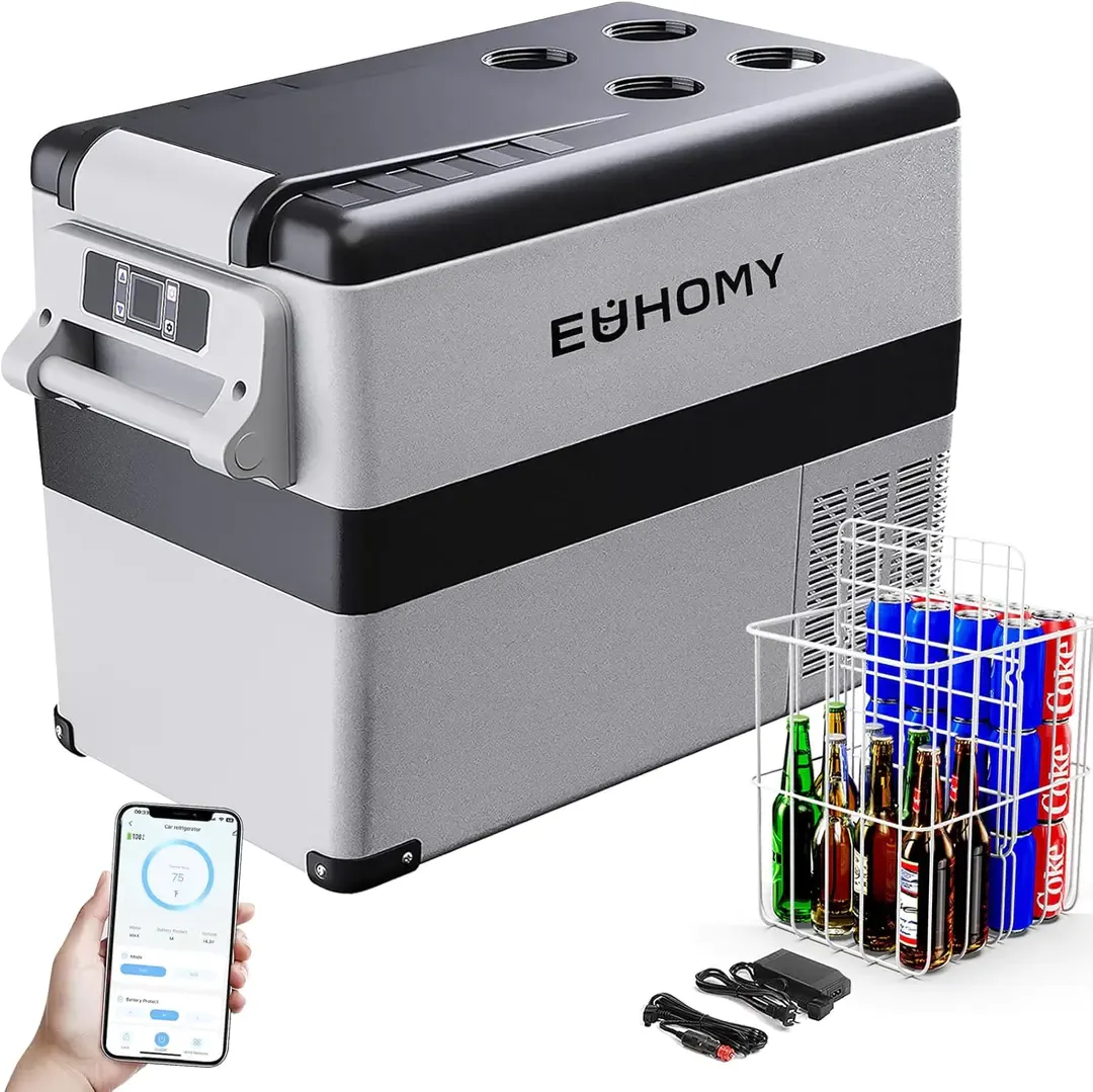 🎁Hot Sale⚡Car Refrigerator 12/24V DC 110-240V AC