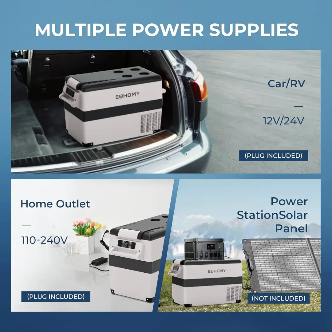 🎁Hot Sale⚡Car Refrigerator 12/24V DC 110-240V AC