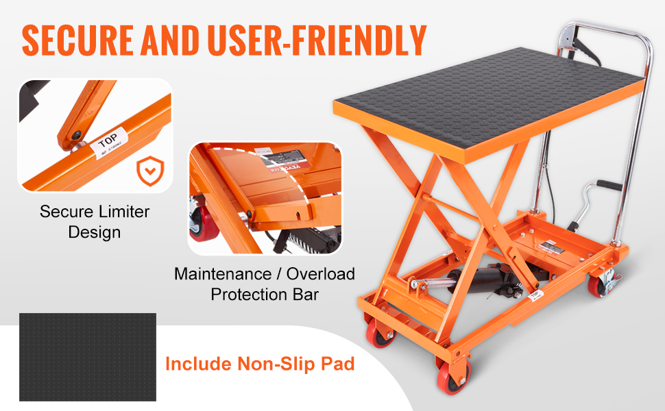 hydraulic table cart