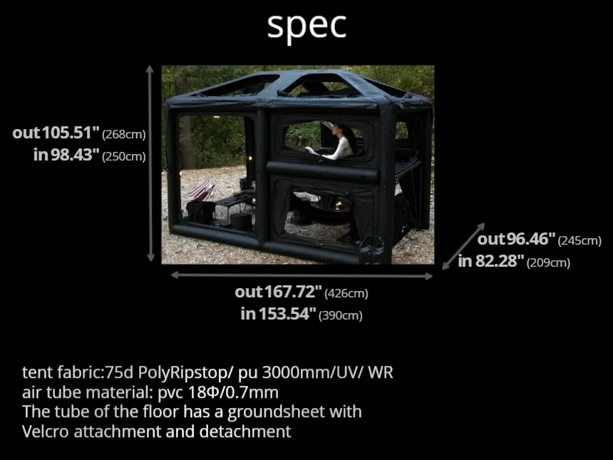 Portable double-layer air house