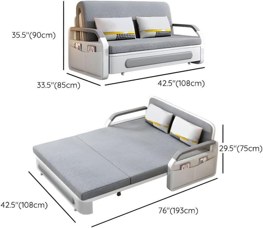 Foldable Dual-Purpose Solid Wood Multi-Functional Retractable Storage