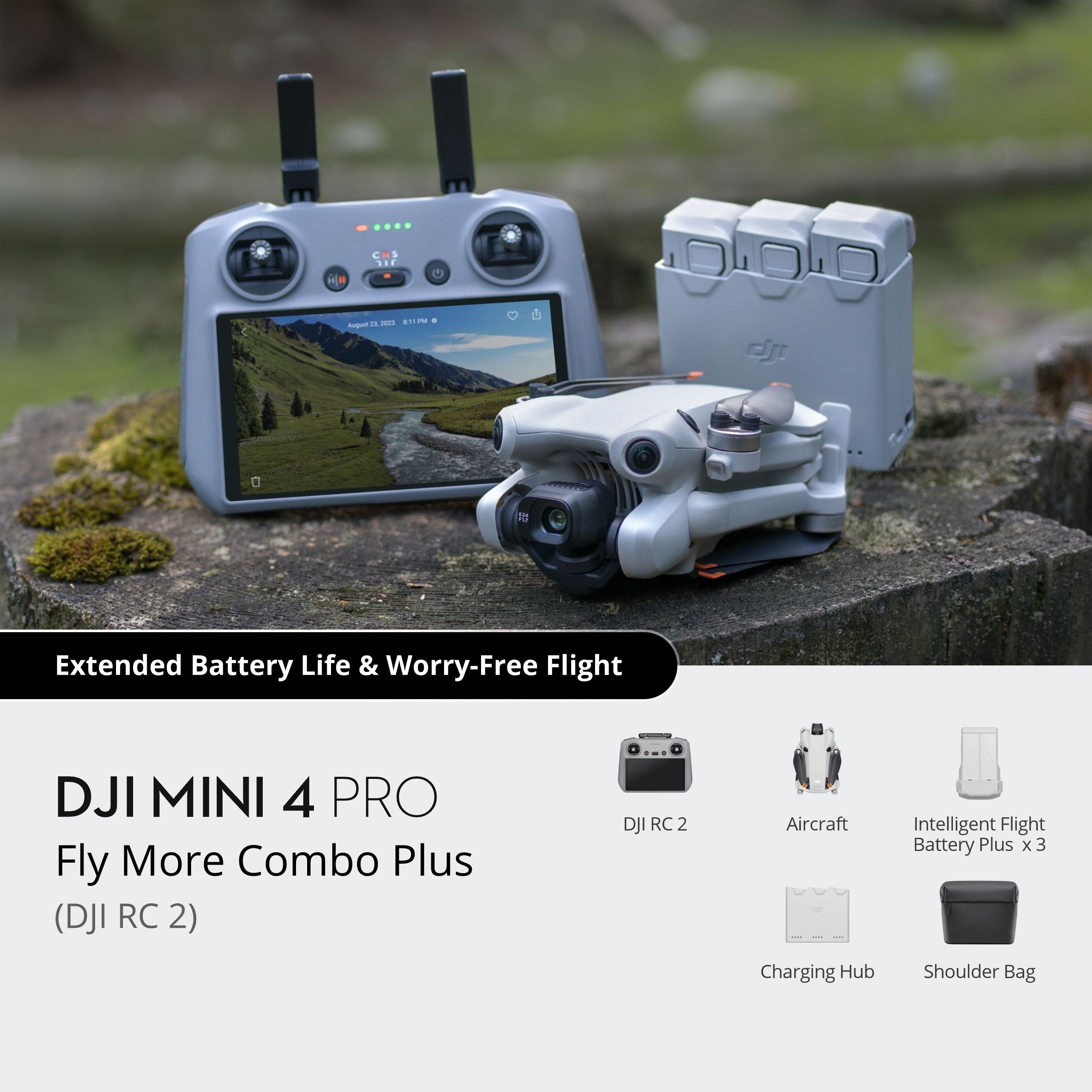 DJI Mini 4 Pro Fly More Combo (DJI RC 2)