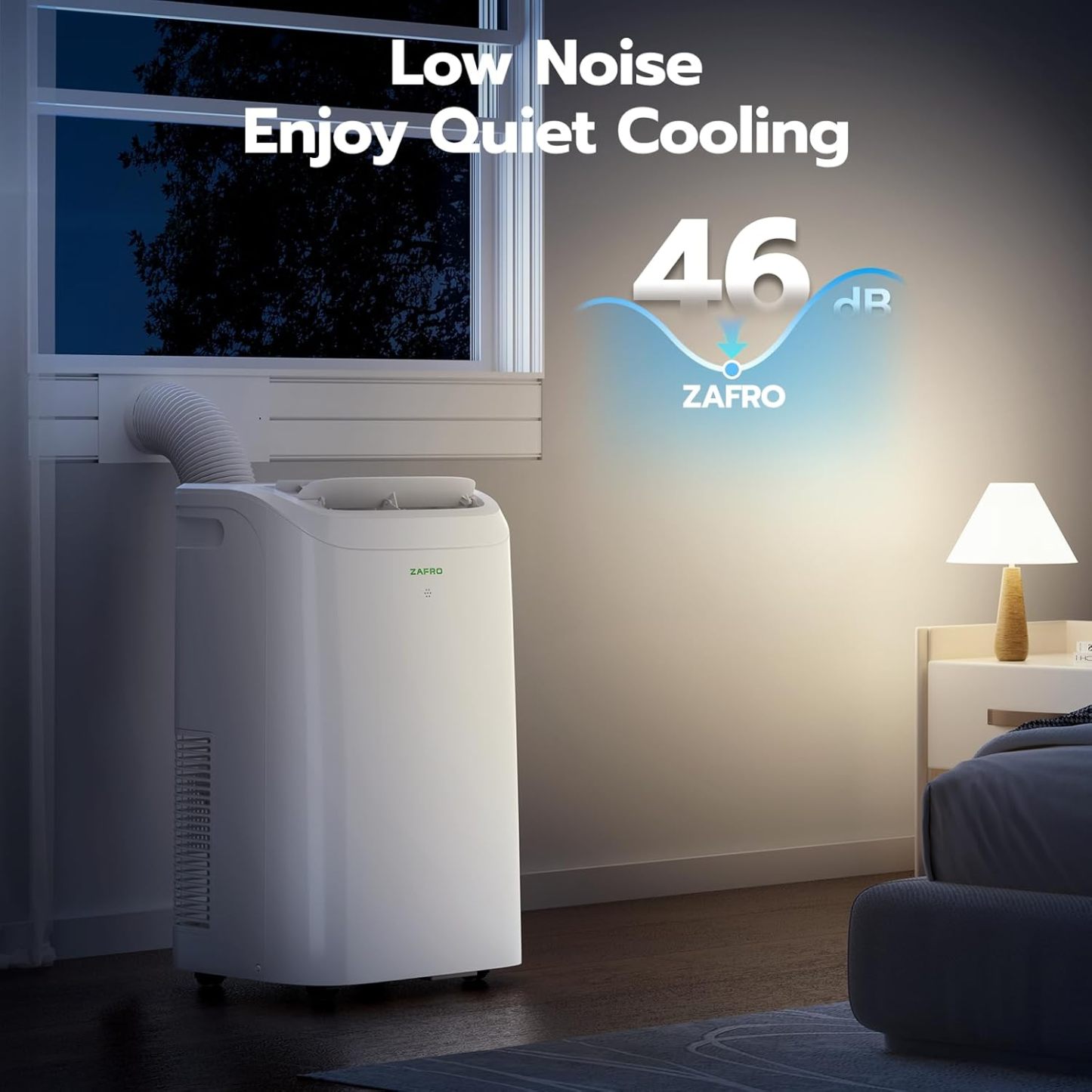 10,000 BTU Portable Air Conditioners, Cool/Fan/Dehumidifier/Sleep Modes Portable AC with Remote/LED Display/24Hrs Timer/Installation Kits for Home/Office/Dorms