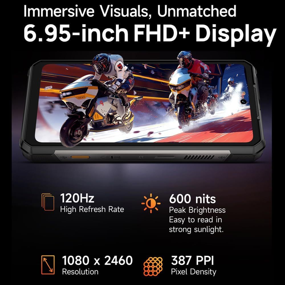 PRO 5G AI Rugged Smartphone with Projector. 