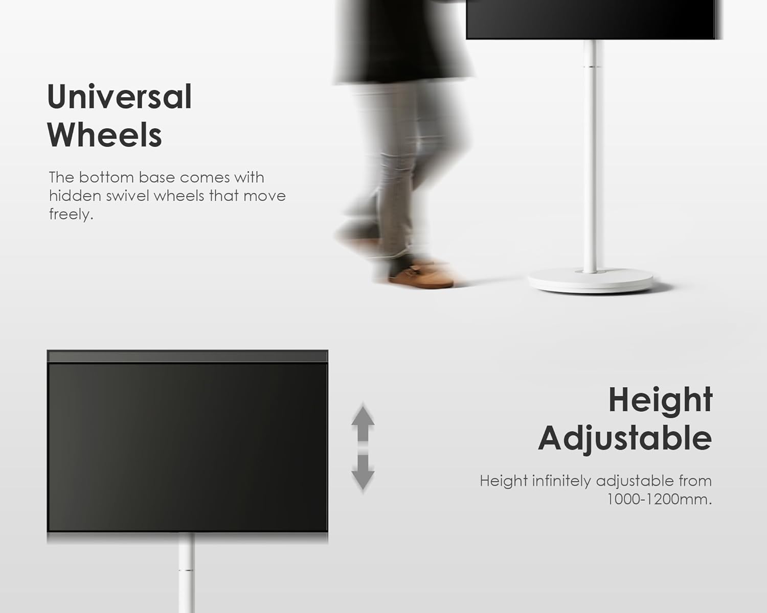 Wireless Touch Screen Smart Monitor - Swivel Design - P