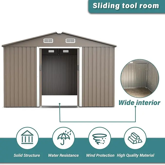 Gotland Outdoor Storage Shed