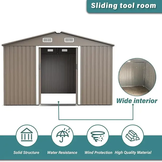 Gotland Outdoor Storage Shed