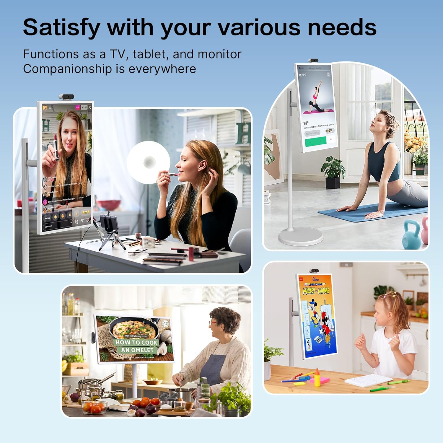 Wireless Touch Screen Smart Monitor