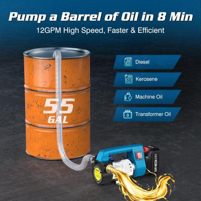 SEESII Fuel Transfer Pump Battery-Powered