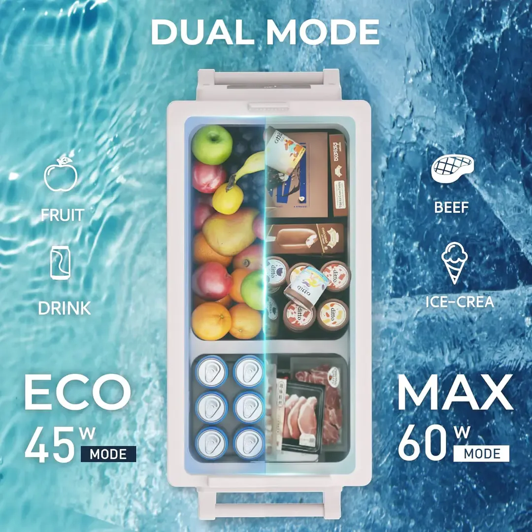🎁Hot Sale⚡Car Refrigerator 12/24V DC 110-240V AC