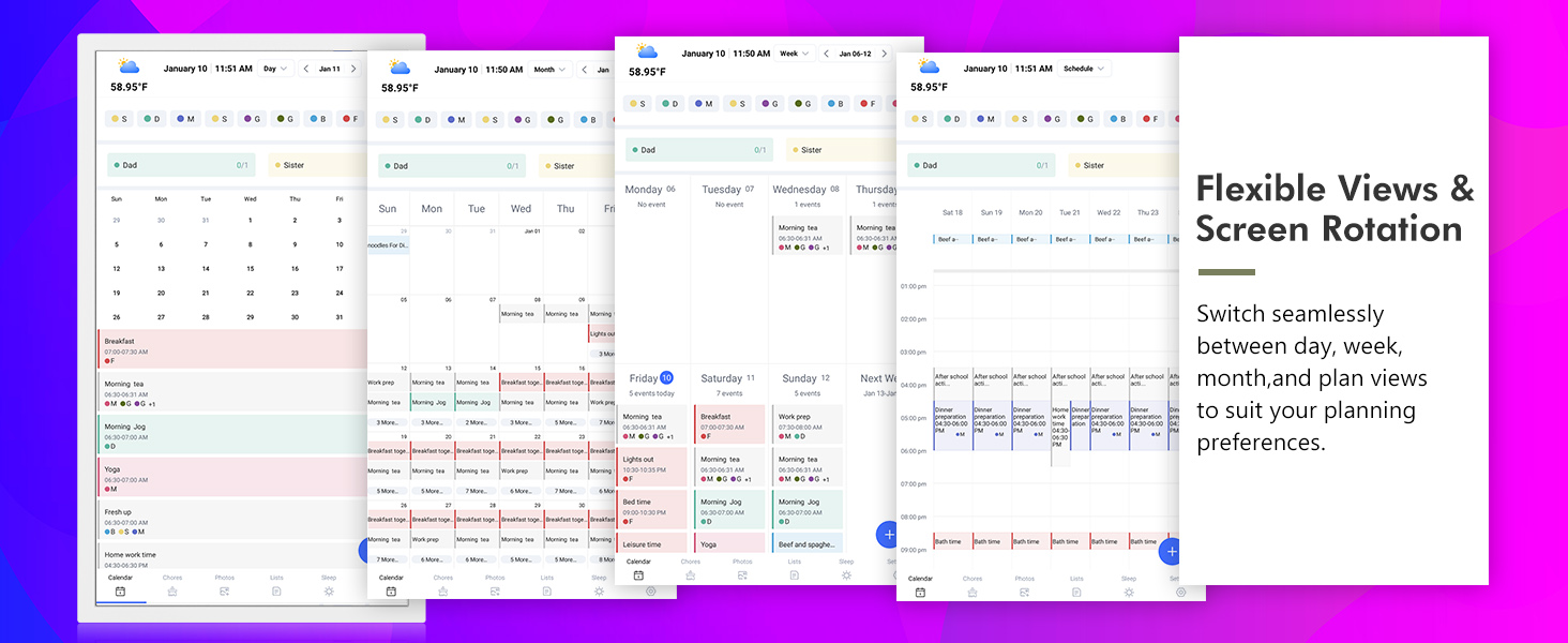 digital calendar