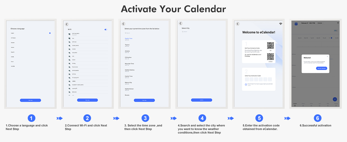 digital calendar