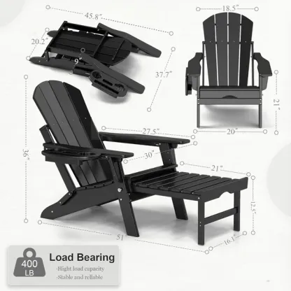 Adjustable Adirondack Lounge Chair