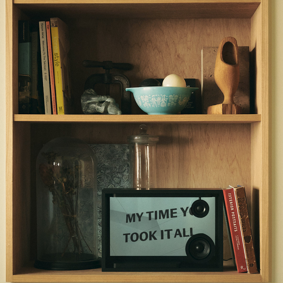 COTODAMA” SPEAKER BOX NIGHT BLACK