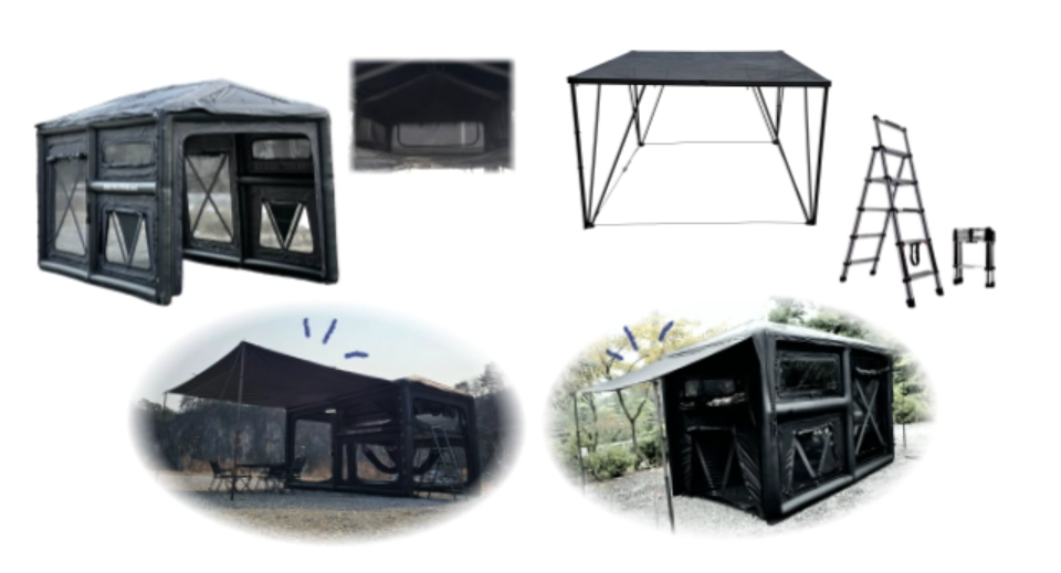 Portable double-layer air house