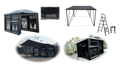 Portable double-layer air house