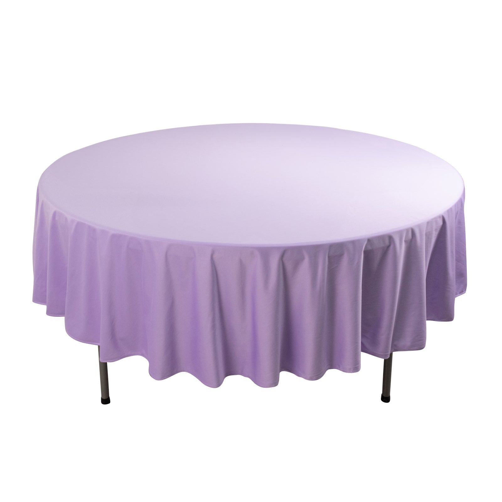 Scuba Round 90" Tablecloth Lavender - Wrinkle Free & Stain Resistant Table Cover