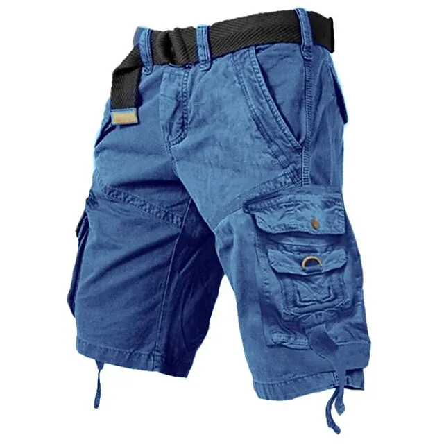 Men's Cargo Shorts Multi Pockets Cargo Shorts