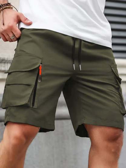 Men's Cargo Shorts – Multi-Pocket, Outdoor & Casual